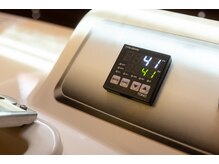 手足温浴トロン+の雰囲気(お湯の温度は、季節によって変更しています)