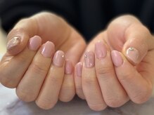 ディースタイル ネイルスタジオ(d-style)/ちょいこだわりシンプル