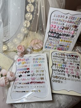 ニルズ 心斎橋(Nilz)の写真/《持ち込みOK》圧倒的豊富な可愛いパーツを沢山ご用意◎流行のパーツも豊富に取り揃えてます◎