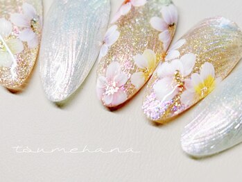 ツメハナ/手描きフラワーアート