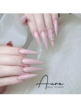 オーラネイル(Aura Nail)/韓国風ラインネイル