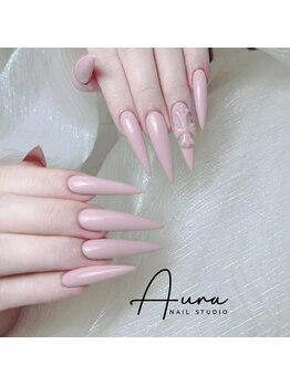 オーラネイル(Aura Nail)/韓国風ラインネイル
