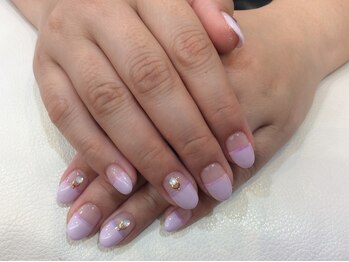 シャンネイルケアサロン(Shan Nail caresalon)/パープルネイル