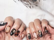 ヨヘン 芦屋店(YoHen)/囲みべっ甲ネイル