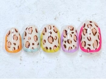 ネイルビート(NAIL BEAT)/ぷっくり レオパード ポップ