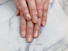 ネイルアトリエルカ(nail atelier LUCA)/M-407 大人上品オーロラネイル