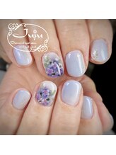 ジュジュ(Juju)/エアジェル　紫陽花ネイル