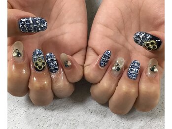ネイルサロン ビューティーマジック 川口店/ツイードネイル
