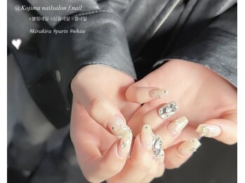 エフネイル(f.nail)/ストーンデザイン