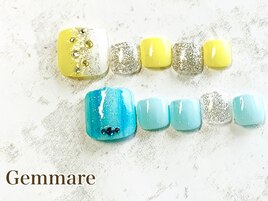 夏フットネイル