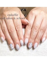 アンベリール ネイルサロンアンドスクール(embellir)/ブルーローズ