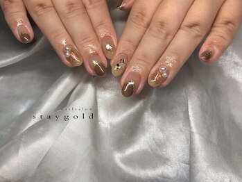 ネイルサロン ステイゴールド(STAY GOLD)/カヨ施術お客様ネイル