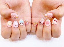 ネイルコレクション ピンク(Nail Collection Pink)/ジェル放題＋3Dキャラネイル♪