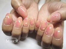 ミスアール ナカツ(Miss:R Nakatsu)/桃ネイル 