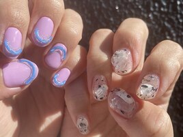 ちぐはぐネイル