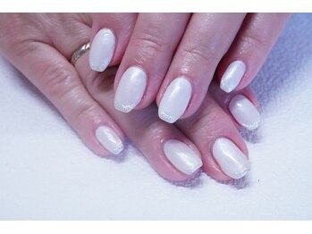 プチリリィ(Petit Lily)/ワンカラーにフレンチライン