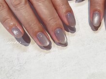 ネイルサロン イントゥ(into_)/ブルーグレー　ぷるマグ