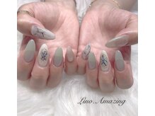 リノ アメージング(Lino.amazing)/大理石ネイル