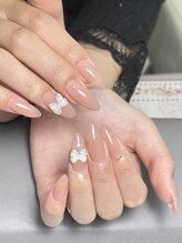 シーシー ネイル アンド アイラッシュ(CeCe Nail&eyelash)/チップ長さだしワンカラー