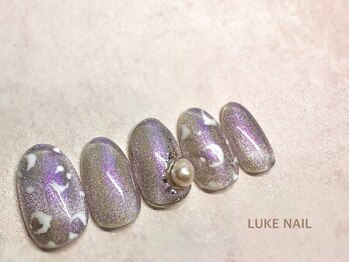 ルークネイル 恵比寿店(LUKE NAIL)/マグネットレオパード 夏秋冬