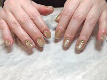 サニーデイズ ネイルアンドビューティー 曙橋店(SunnyDays Nail&Beauty)/グリーンマグ×ガラスフレンチ