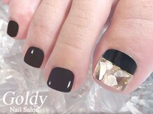 ネイルサロン ゴールディ(NAIL SALON GOLDY)/FOOT華やかコース
