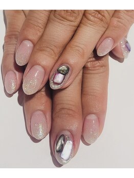 カラン 焼津店(CALIN)/シンプルニュアンスネイル