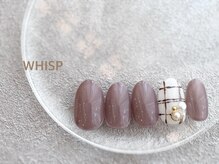 ウィスプ(WHISP)/シンプルチェックネイル 秋冬