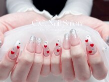 シーシーネイルサロン 池袋(C.C.Nail salon)/ハートネイル