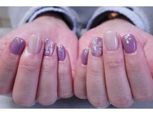 プチリリィ(Petit Lily)/大人パープルネイル