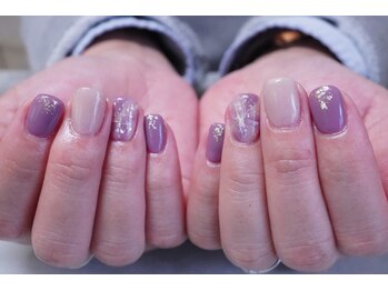 プチリリィ(Petit Lily)/大人パープルネイル