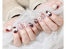 ワンハンドレッドプラス(100+)/バレンタインネイル