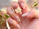 華やかワンホンネイルパラジェル