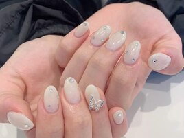 ひまわり ネイルオーロラ