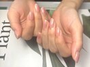 ピンクネイル/シンプルネイル