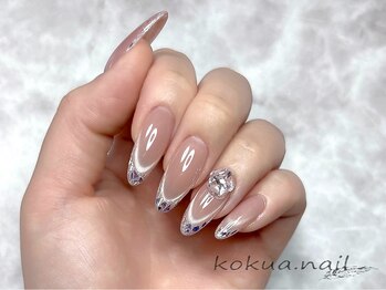 コクアネイル(kokua.nail)の写真/《爪のコンプレックスもカバー》すらりと伸びた美しい指先へ♪