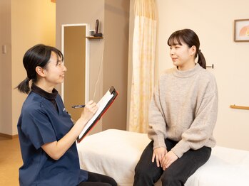 いちろ整骨院/施術の前のカウンセリング
