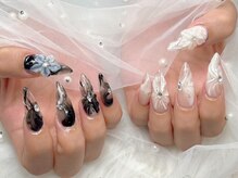 ラッキーネイル(lucky nail)/3Dフラワーデザイン
