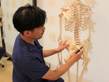 恵メグミ整骨院/模型で現状説明