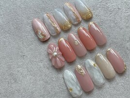 【ピンクニュアンスネイル】