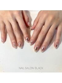 ニュアンスミラーネイル