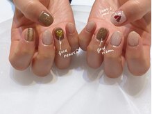 ネイルズ ララ(nails Lala)/#リボン×ハート