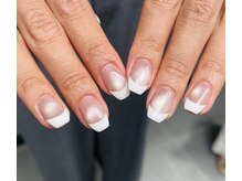 ハズグラスネイル(Haze Grass nail)/フレンチネイル