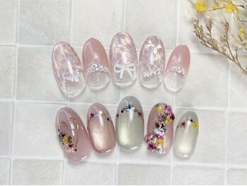 ベルビアンカ(Bell bianca)の写真/新規オフ無料＆再来の方も4週間以内の次回予約でオフ無料♪ハンド＆フットのセットメニューも有☆