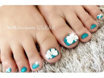 ネイルアンドビューティーサロン クリア(CLEAR)/ティファニー風ネイル