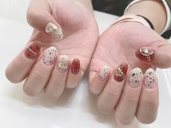 モルフォネイル(Morpho nail)/#新宿西口#ニュアンスネイル