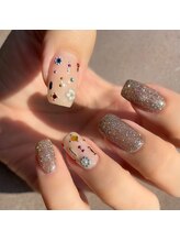 セクションプラス 吉祥寺(SECTION+)/きらきらビジューネイル