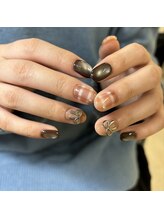 ウギ 北浜店(Ugi.)/チェックネイル