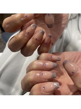 オーク ガーデン 中目黒(OAK garden)/ラメフレンチ