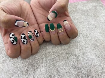 アンレア(AnLea)の写真/エアブラシでしか出来ない繊細アートもお任せ♪お悩み別に長さ出しも対応◎フィルインもご相談下さい★